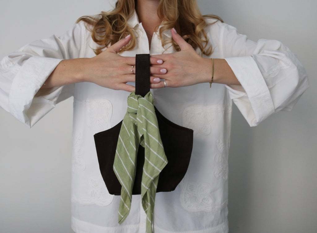 Olive Mist Cotton Scarf