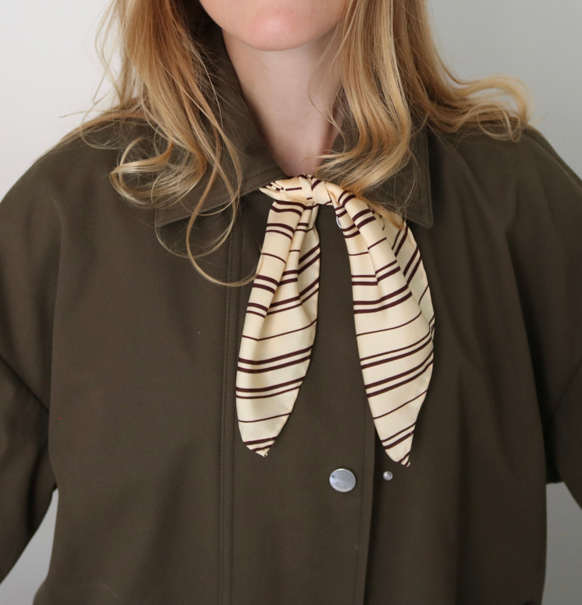 Burgundy Butter Silk Scarf