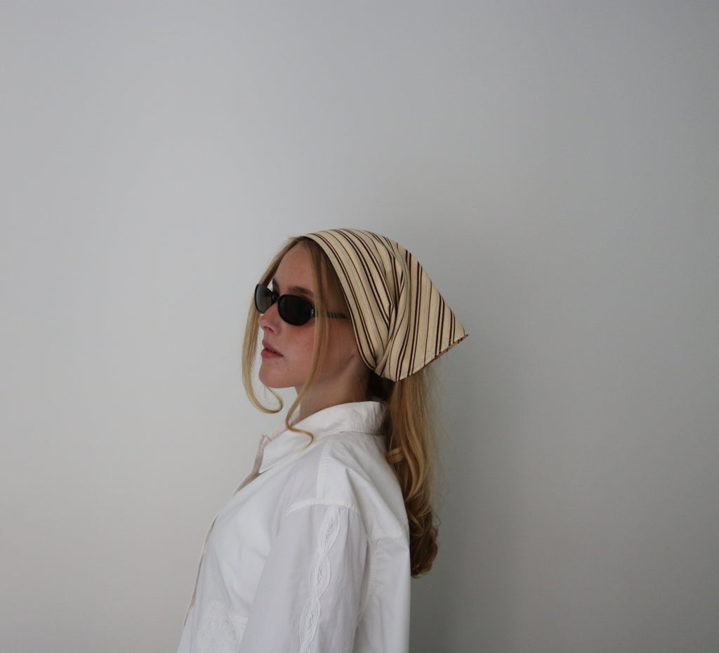 Burgundy Butter Cotton Scarf