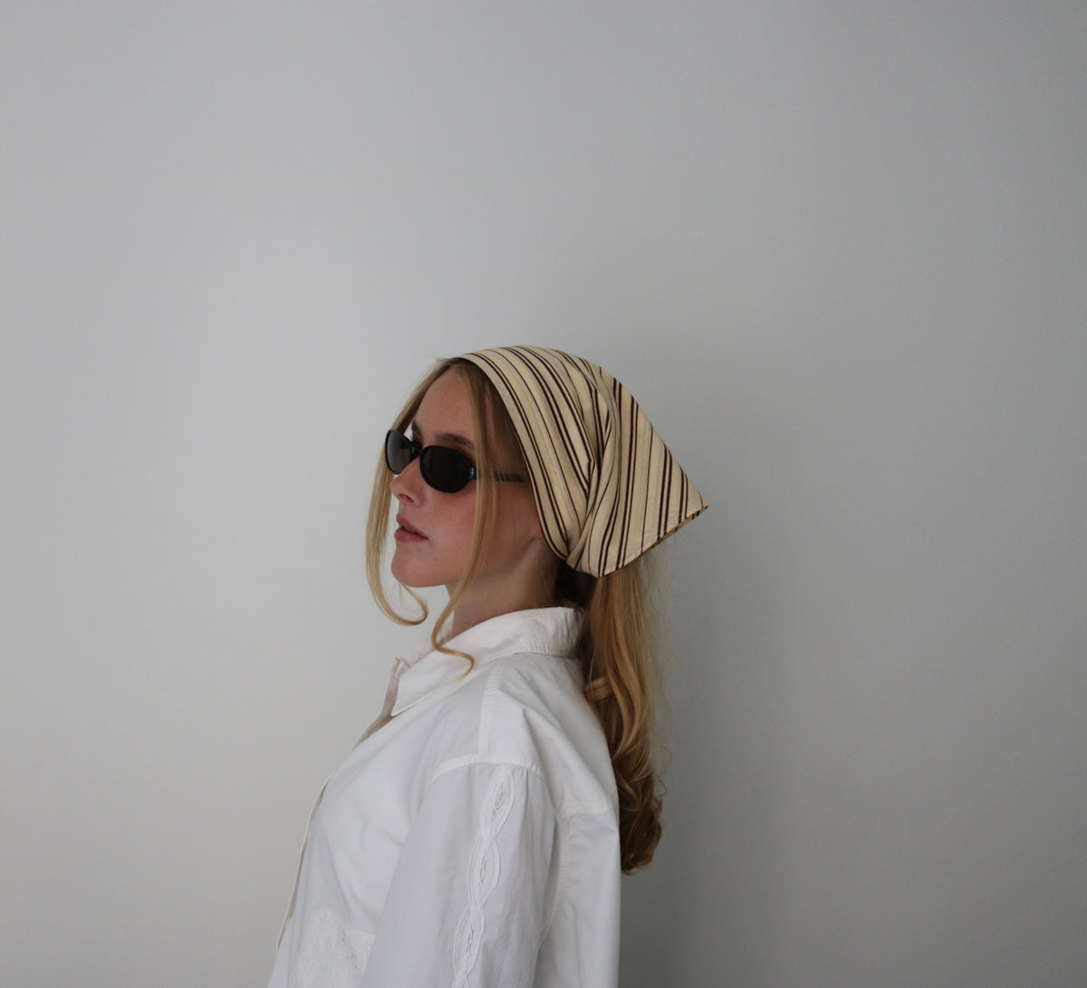 Burgundy Butter Cotton Scarf