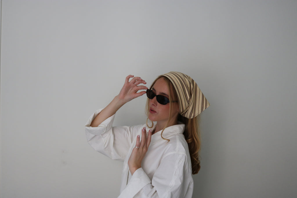 Burgundy Butter Cotton Scarf