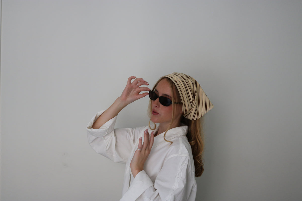 Burgundy Butter Cotton Scarf