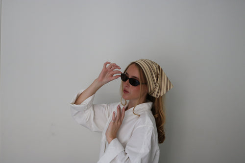 Burgundy Butter Cotton Scarf