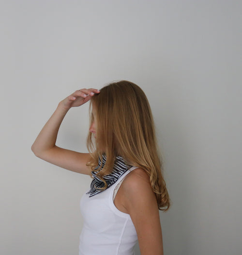 Espresso Sky Silk Scarf